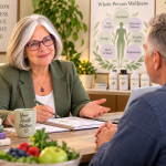 A realistic wellness scene